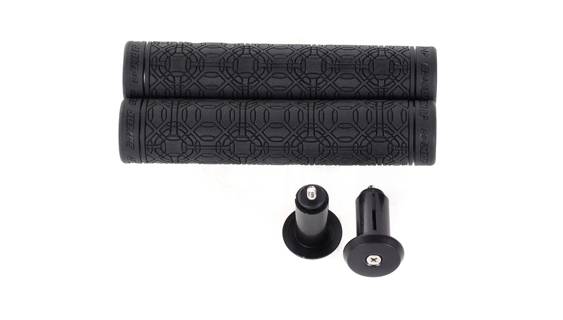 Absolute Black Silicone MTB Grips Blue - Fishface Cycles