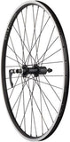 QUALITY WHEELS Replacement Rear Wheel - 26"- QR x 135mm HG10 - Rim Brake Clincher - Black