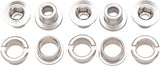 Problem Solvers Single Chainring Bolts Silver Chromoly