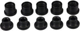 PROBLEM SOLVERS Alloy Chainring Bolts - Set of Five - 8mm - Black