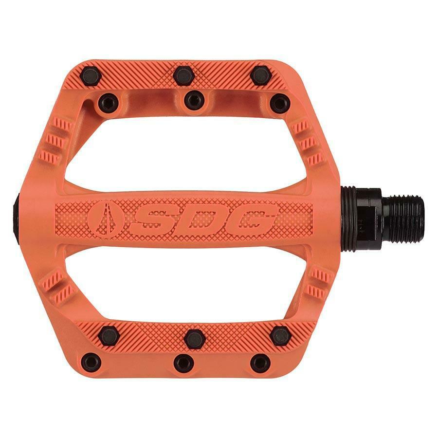 sdg pedale SDG SLATER Aluminum Flat Pedal Orange